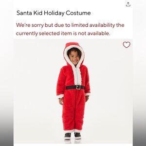 Festive Red and White Santa One Piece